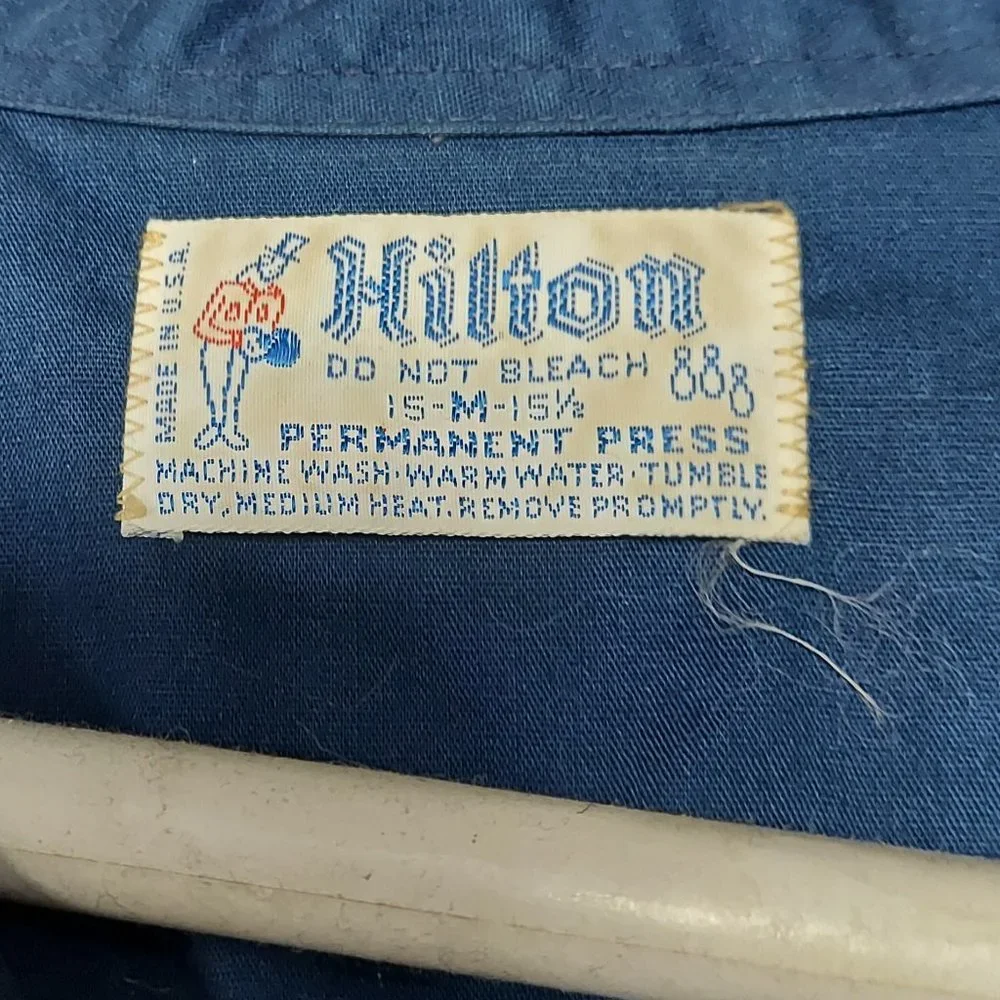 FREE SHIPPING Mid 1970's Vintage Bowling Shirt - Picture 3 of 4